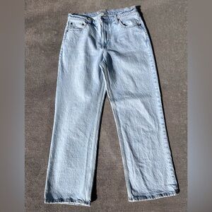 Abercrombie and fitch the baggy low rise curve love denim jeans 28 short NWOT